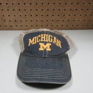 Legacy mens Michigan Wolverines snapback trucker hat OS